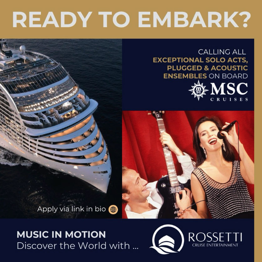Rossetti Cruise Entertainment is completing its Summer lineup